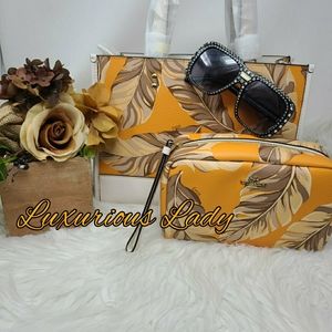 NWT Dempsey Carryall Bag + Cosmetic Bag